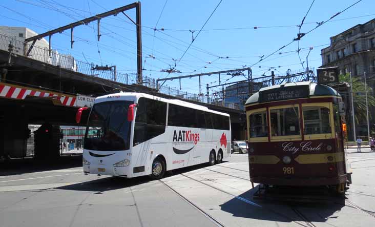 Yarra Trams W class Melbourne City Circle 981